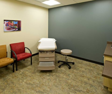 Examination room at 101 Medical Office Center