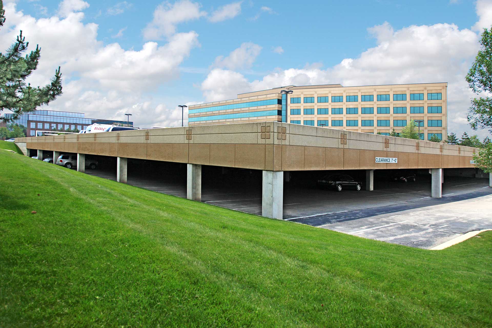 162-vehicle parking deck for 2300 Cabot Drive office building