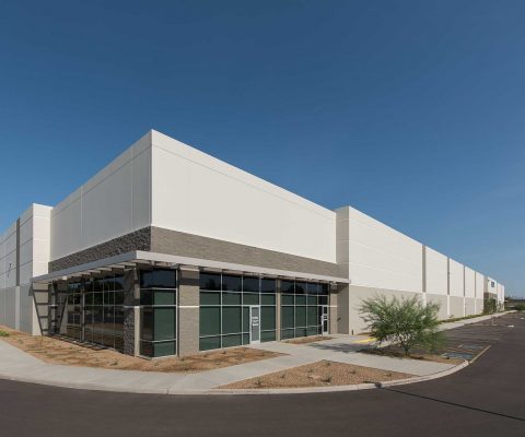 Exterior of Canal Crossing Logistics Center