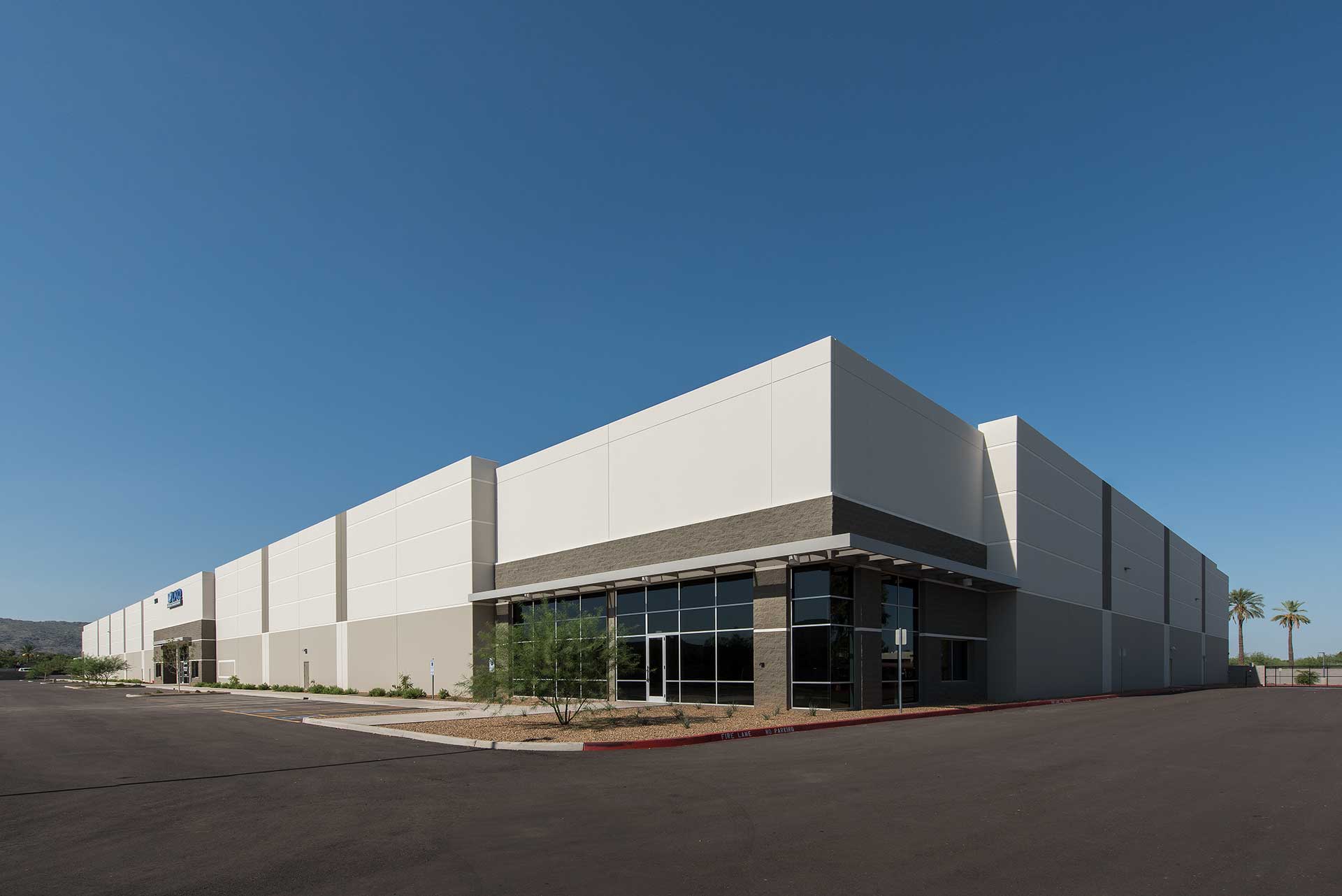 Exterior of Canal Crossing Logistics Center