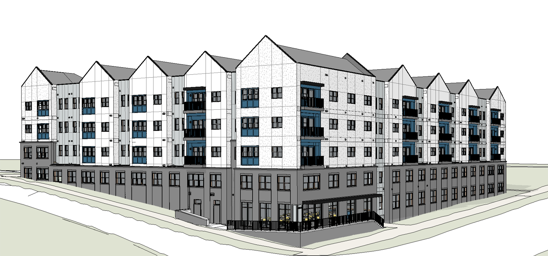 Clairmont Multi-Family Rendering