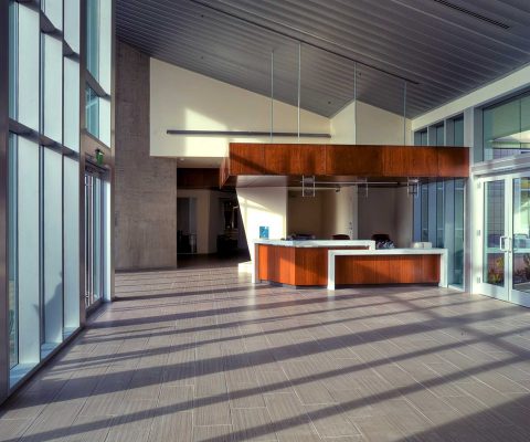 Front desk at Climatec corporate office