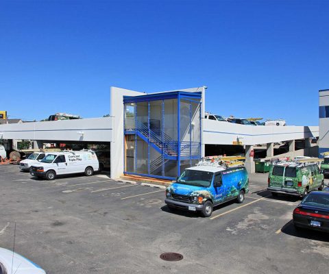 Comcast parking garage in Chicago, Illinois