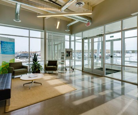 Lobby at Design Ready Controls facility