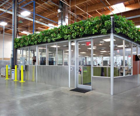 Production area at DIRTT Environmental Solutions