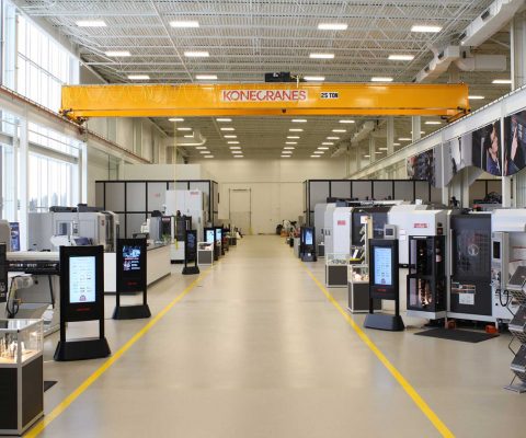 Showroom at DMG Mori headquarters