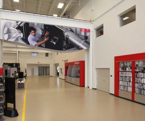 Showroom at DMG Mori headquarters