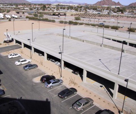 340-vehicle parking deck for East Gateway Centre