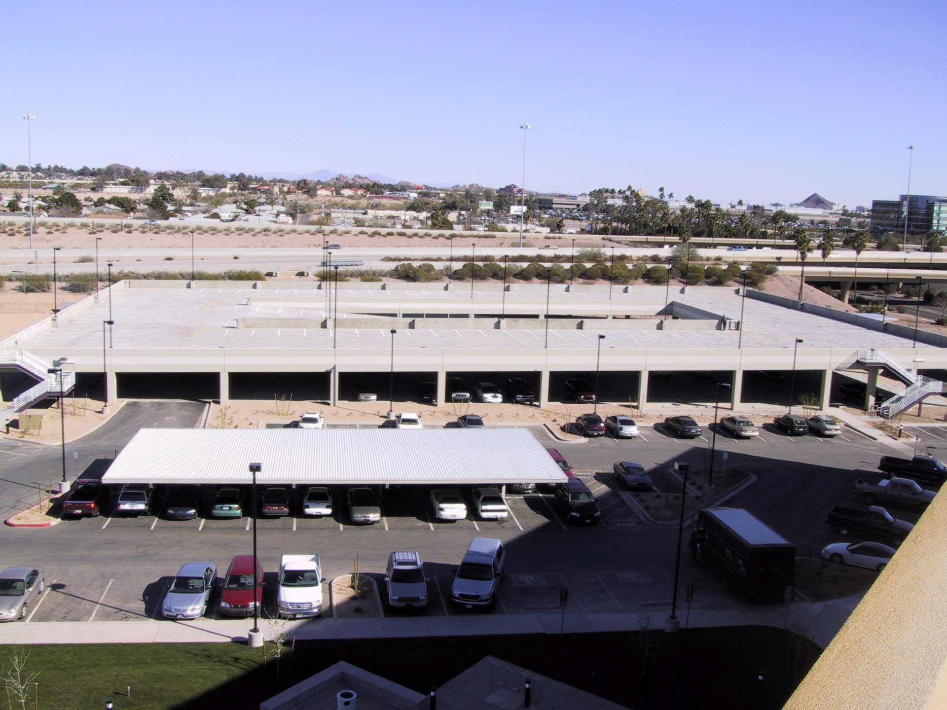 East Gateway Centre parking in Phoenix, Arizona