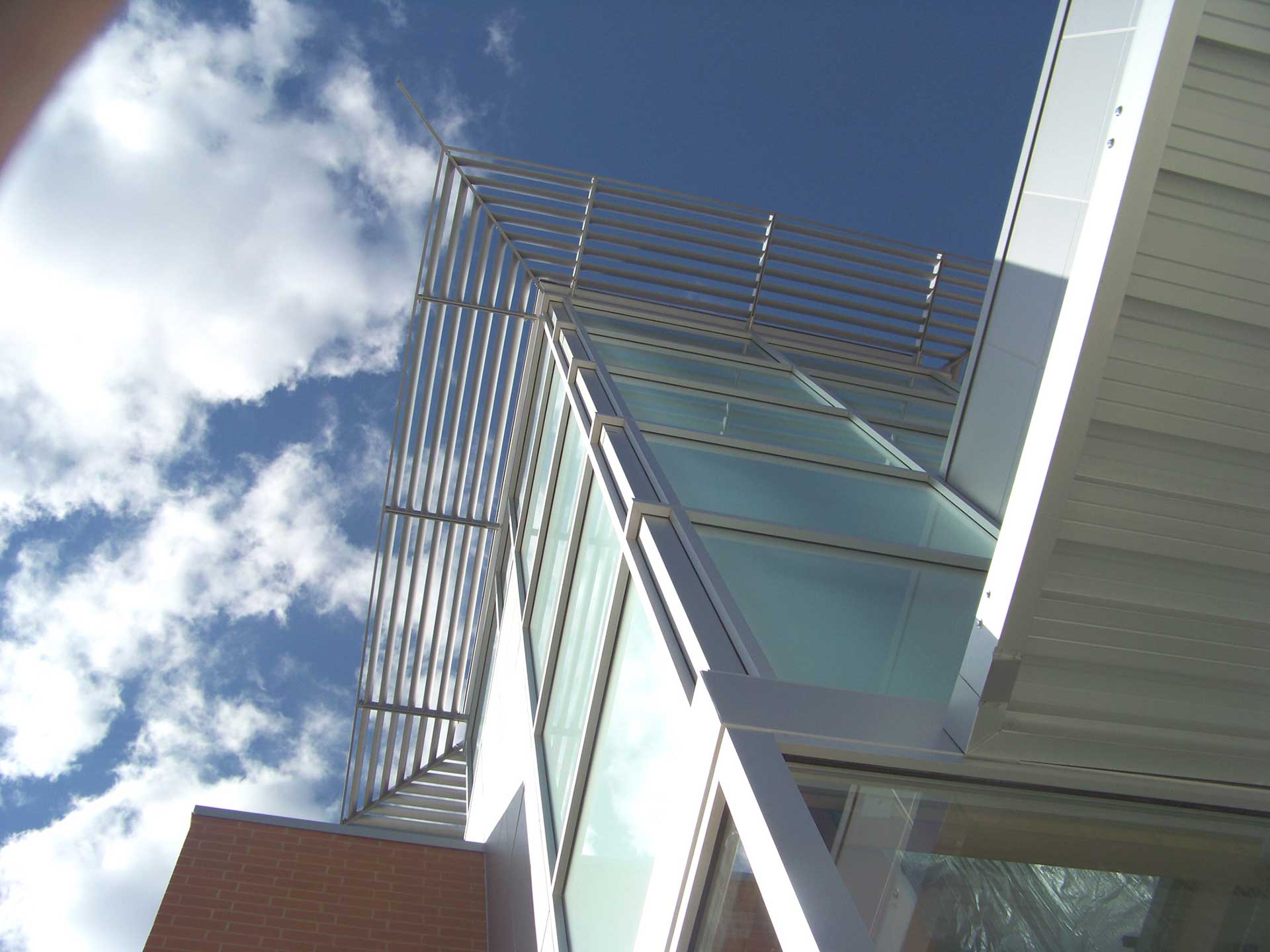 Architecturally distinctive tower at Esplanade at Arlington Heights mixed-use development