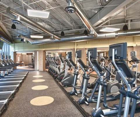 General cardio area at Fitness Formula Club at Presidential Towers