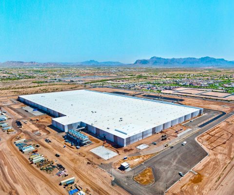 Aerial view of First Solar manufacturing facility