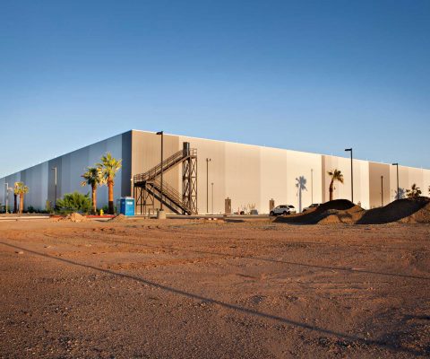 Exterior of First Solar manufacturing facility