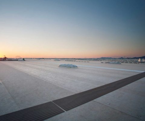 Rooftop of First Solar manufacturing facility