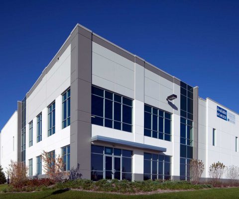 Exterior of Fountain Square Commerce Center building