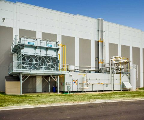 Exterior view of Golden State Foods distribution facility