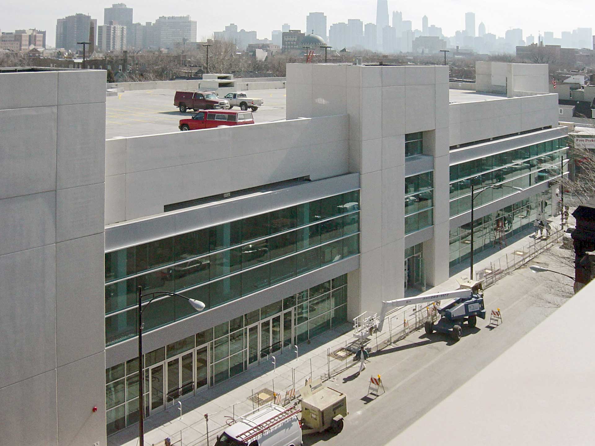 The Home Depot parking structure in Chicago, Illinois