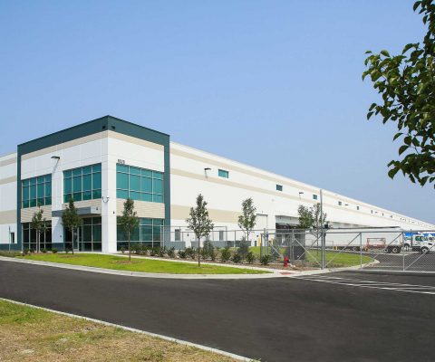 Exterior of Kellogg’s distribution center