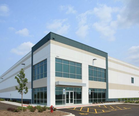 Main entrance at Kellogg’s distribution center