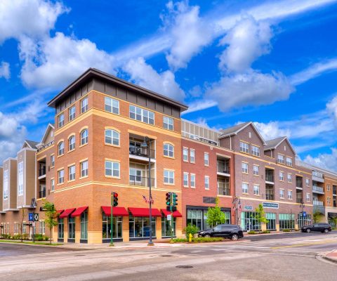 Midtown Square apartments and retail space