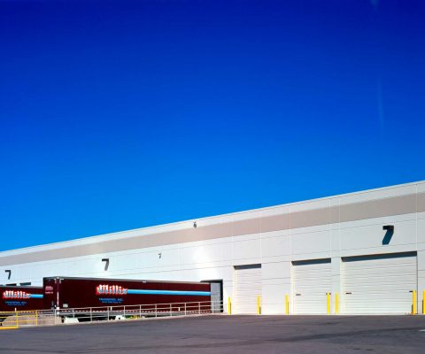 Loading docks at Joseph Mullarkey Distributors distribution facility