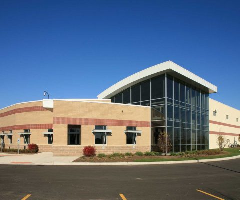 Exterior of Naperville Public Works Center