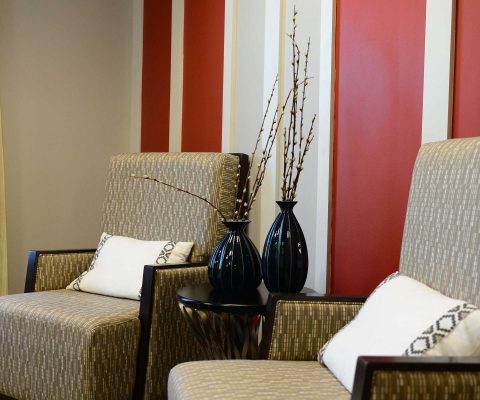 Sitting area at Oasis at Scholars Landing