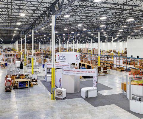 Production space at Orbus Exhibit & Display Group headquarters