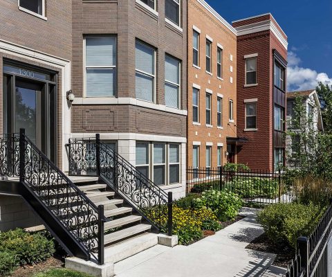 Exterior of units at Park Douglas multi-family complex