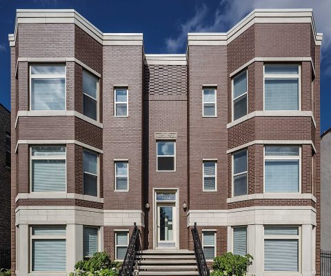 Exterior of a housing unit Park Douglas multi-family complex