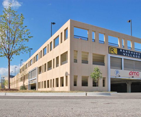 Randhurst Village parking deck in Mount Prospect, Illinois