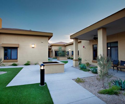 Outdoor areas at Sarah’s Place at Glencroft