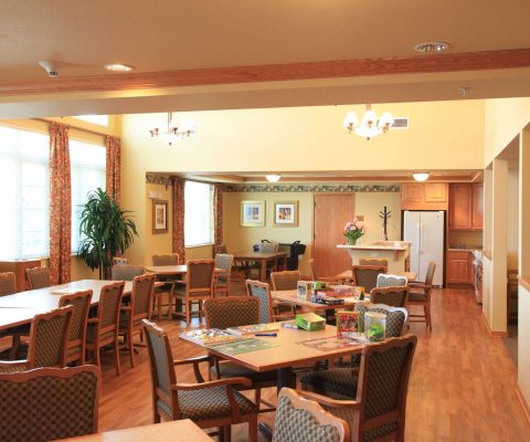 Dining room at Senior Star at Weber Place