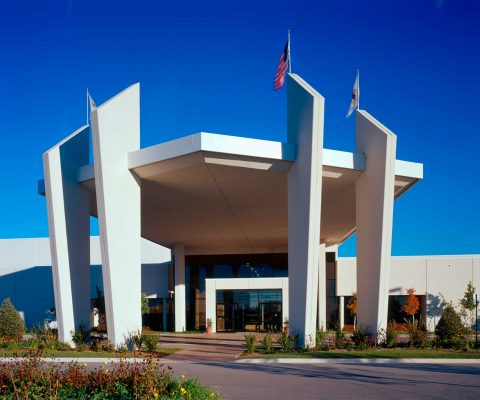 Entrance to the Tinley Park Convention Center