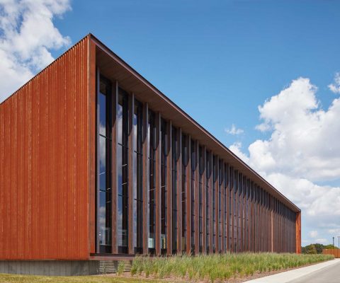 Exterior of Trumpf Smart Factory office and showroom facility
