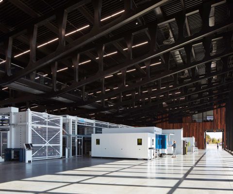 Showroom at Trumpf Smart Factory office and showroom facility