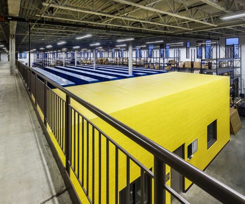 Interior of the University of Chicago Facilities Services Building