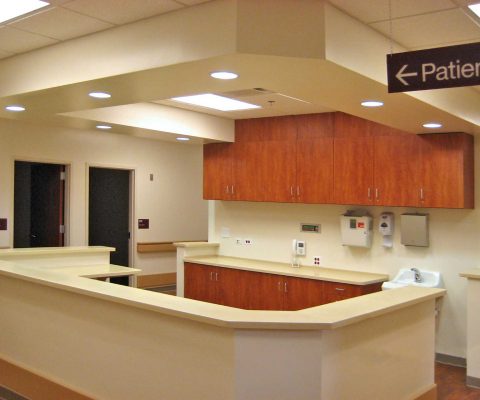 Interior of the Rockford VA Outpatient Clinic