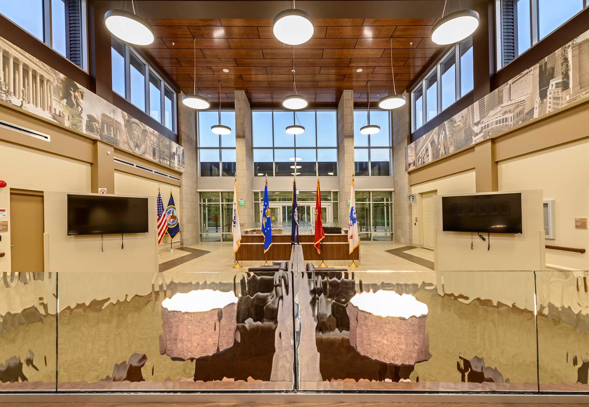 Waiting area at the St. Joseph County VA Clinic