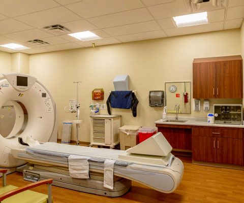 Imaging room at the St. Joseph County VA Clinic