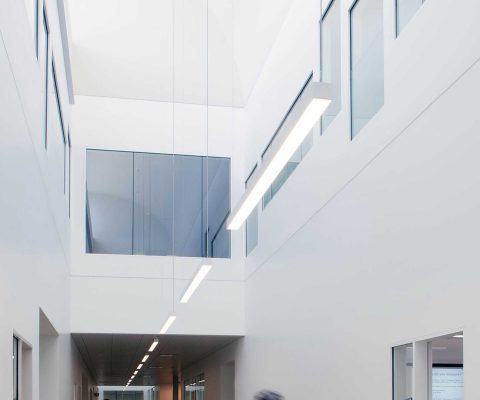 Hallway in the Valparaiso Arts & Sciences Building