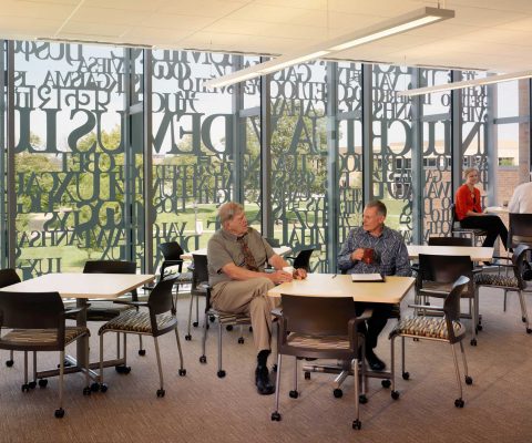Teacher's lounge at the Valparaiso Arts & Sciences Building