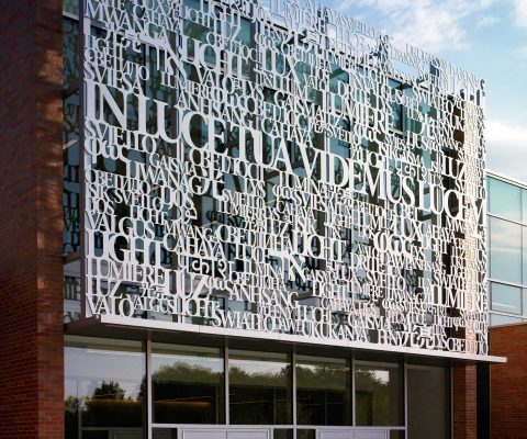 Entrance to the Valparaiso Arts & Sciences Building