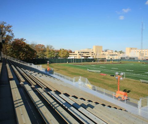 Bleachers at the Valparaiso football field