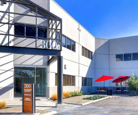 Remodeled exterior at Von Karman Tech Center