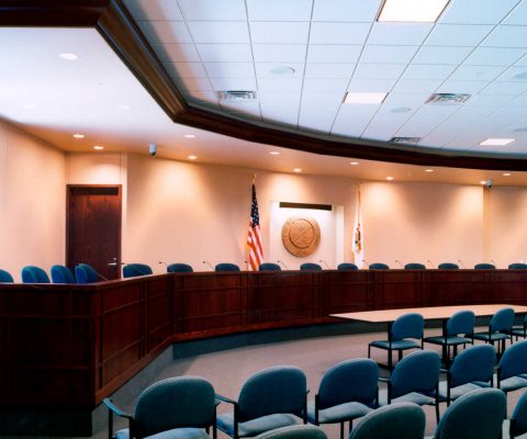 Interior of Warrenville City Hall